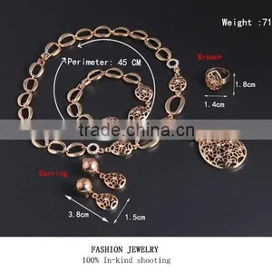 Dubai Gold Body Jewelry Set Factory Direct Price Wholesale For Ladies Set Jewelry thumbnail-4