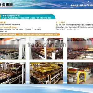 Transition-Conveyor &Shape-Mending Machine &Standing Transport Conveyor of Roofing Tiles thumbnail-1