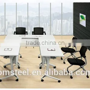 Office Furniture Steel Metal Folding Table for Training Meeting thumbnail-3