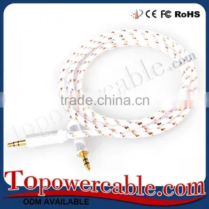 2016 Hot New Cheap Fishing Net Design 3.5Mm Aux Auxillary Cord Cable thumbnail-1
