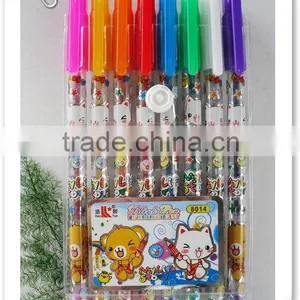 Hot-promotion Super Fruit Scent 16 Color Blink Plastic Pen thumbnail-1