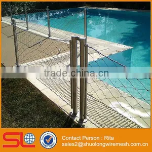 Swimming Pool Stainless Steel Cable Fencing Mesh thumbnail-1