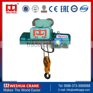 Henan Weihua Brand Wire Rope Motor Lifting Hoist for Sale thumbnail-1