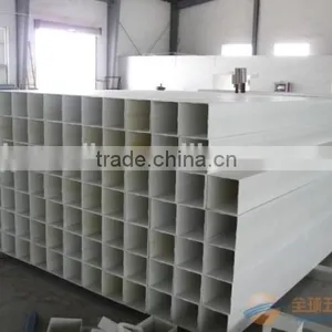 Fiberglass Grp FRP Square Tubes /ISO9001/101*101*8*8mm thumbnail-1