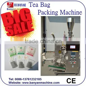 Automatic Tea Bag Packing Machine With String and Tag With Inter and Outer Bags/ 10g 15g 20g Tea Bag Packing Machine thumbnail-1