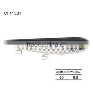 CH14QB1 Preminum Quality Minnow Bait ABS Plastic Pencil Fishing Lure thumbnail-1