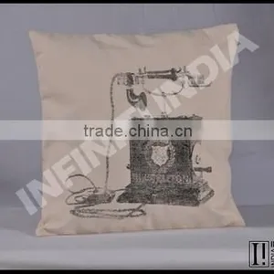 VINTAGE CLASSIC CANVAS CUSHION, VINTAGE CUSHION thumbnail-1