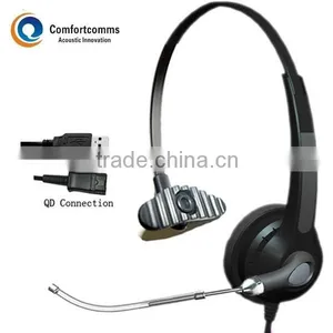 Most Comfortable Usb Headset With Microphone for Call Center HSM-900TPQDUSBS thumbnail-1