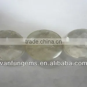 Smoky Quartz Faceted Oval thumbnail-1