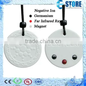 White Quantum Sicence Scalar Ions Pendant With Rope and 3 IN 1 Energy Stone Pendant Charms thumbnail-1
