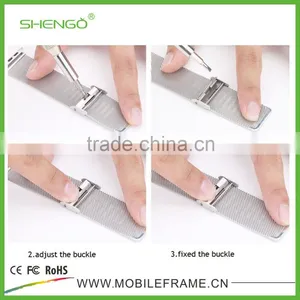 Stainless Steel Watch Strap Adapter Metal Connector 38mm/42mm For Apple Watch Band thumbnail-2