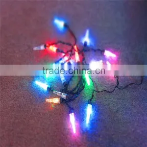 LED Mini Lights String Icicle Lights Blue Color Green Wire thumbnail-1