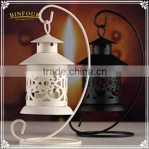 Wholesale Metal Lantern Candle Holder Hanging Home Decorations thumbnail-2