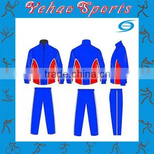 Custom Sublimation Track Suit Wholesale Polyester Tracksuit thumbnail-2
