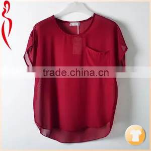 New Design Sleeveless Floral Printed Images of Ladies Casual Tops Low Price thumbnail-2