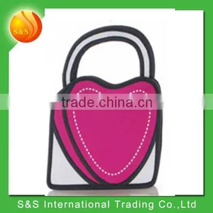 2015 New Arrival 3d Comic Polular Lady Hand Paper Carry Bag Coin Bag thumbnail-1