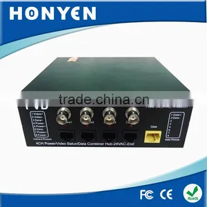 Power Video Data Surveillance 4 CH CCTV Video Balun HY-PV704B thumbnail-1