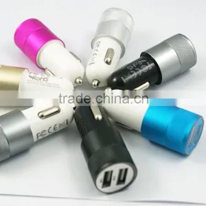 Car Charger Dual Usb for SAMSUNG Iphone Ipad Universal Car Charger thumbnail-1