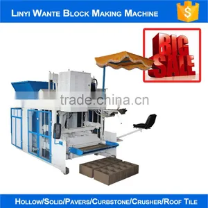 WANTE BRAND WT10-15 Mobile Concrete Block Machine Price Concrete Block Machine thumbnail-1