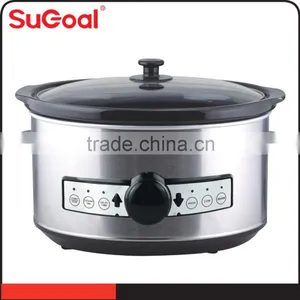2016 New Product Electric Digital Control Panel SS Body Slow Cooker thumbnail-1