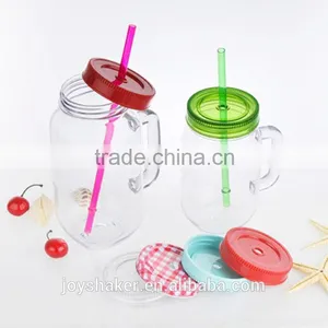 27oz Recycle Transparent Fruit Water Bottle, Handle Water Bottle With Straw thumbnail-4