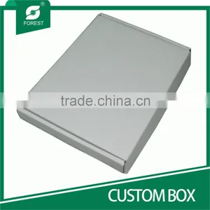 SINGLE WALL FOLDING WHITE CUSTOM PAPER BOX WITH OEM PRINTING thumbnail-1