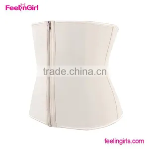 Wholesale Beige Clip And Zip Waist Cincher Corsets thumbnail-6