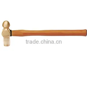 Non Sparking Hammer Ball Pein Hammer With Wood Handle thumbnail-1