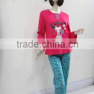 Exclusive Custom Cute Cat Warm Pajamas Women thumbnail-3