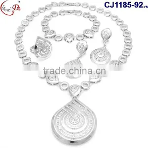 CJ1185-16 Fashionable Top Grade Quality Elegant Design Jewelry Set for Sale thumbnail-4