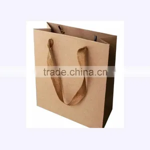 Factory Price ho Tbrown Kraft Paper Bag With Handle thumbnail-3
