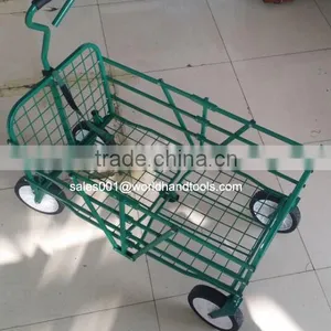 Foldable Wheelbarrow Garden Tool Cart thumbnail-1