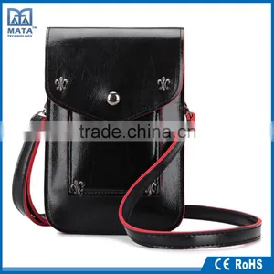 China Supplier OEM And Custom PU Cell Phone Shoulder Bag thumbnail-4