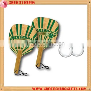 Wood and Carbon Pickleball Paddle Racket thumbnail-1