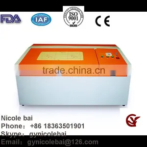 Water Cooling engraving Speed:0-30000mm/min Cheap Type GY-430 Laser Engraving Machine thumbnail-1