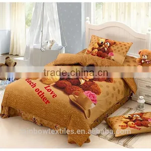 High Quality Children Teddy Pattern Comforter thumbnail-2