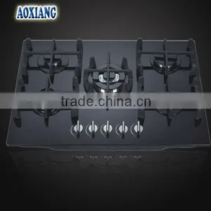 Kitchen 5 Burner Built-in Tempered Glass Gas Stove/ Gas Stove/ Gas Cooker AX-1213 thumbnail-1