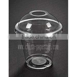 8oz PET Cold Drink Cup With Lid and Straws thumbnail-1