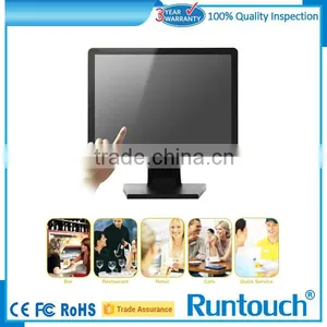 Runtouch RT-1500 TPV POS Systems15inch Touch Screen Monitor With Plastic Stand thumbnail-1