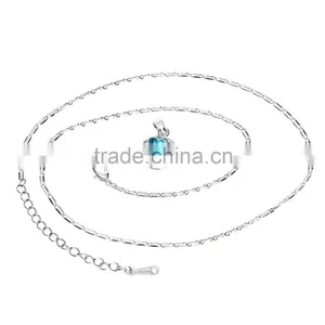 2016 Real White Gold Plated Crystal Chain Jewelry Zircon Colorized 18k Necklace Quality Choice Supplier's Choic thumbnail-6