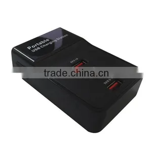 2014 New Portable High Quality,usb 3-port Charging Station for Camera Mobile Phone, Power Bank,tablet thumbnail-1