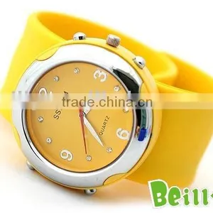 Fashion High Quality Silicone Slap Watch Interchangeable Bands or Dial Factory thumbnail-1