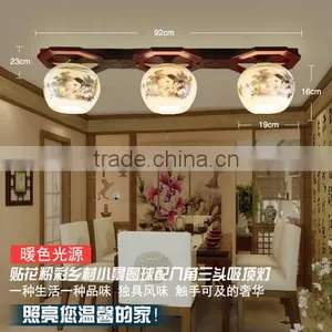 Hot Selling Surface Mount High Quality Color Dining Room LED Lamp Led Ceiling Light Wood Ceramic Lamp thumbnail-3