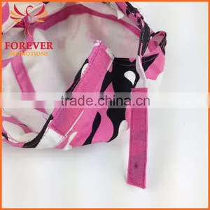 Chinese Supplier Pink Ribbon Embroidery Jean Camouflage Fabic Baseball Cap thumbnail-4