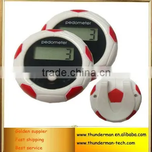 Football Shape One Button Pedometer Step Counter Pedometer With Clip thumbnail-1