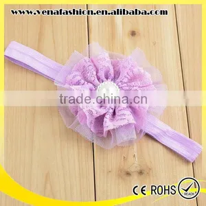 Stretch Elastic Lace for Baby Headband, Newborn Lace Headbands thumbnail-4