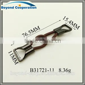 11mm Nice Metal Shoes Buckle With Pvc Rope Decorations Black Brown Colors Quality Choice thumbnail-1
