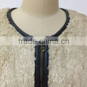 Ladies Cream Pocket Long Cardigan thumbnail-4