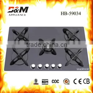 Hot Sell Tempered Glass Built-in 5burner Gas Hob thumbnail-1