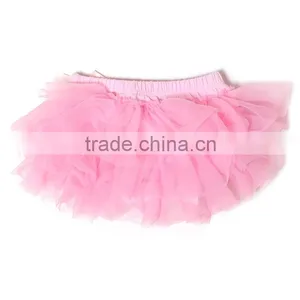 High Quality Baby Girls Comfortable Baby Girls Ruffle Shorts Triple Pants thumbnail-1